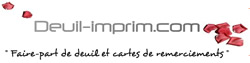 deuil imprim faire part de deuil et cartes de remerciements