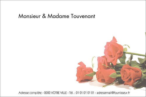 Personnaliser et commander Carte de condolances