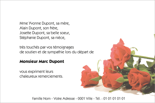 Personnaliser et commander "Bouquet de roses rouges"