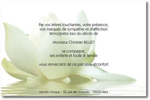 Fleurs Remerciement Fleur De Lotus Carte De Remerciement Deces Sur Deuil Fleurs Remerciement Fleur De Lotus Carte De Remerciement Deces Sur Deuil