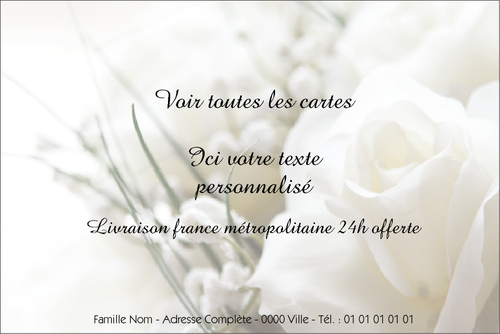 Carte remerciement condoléances pour un décès - Modèles et exemples texte  cartes remerciements condoléances